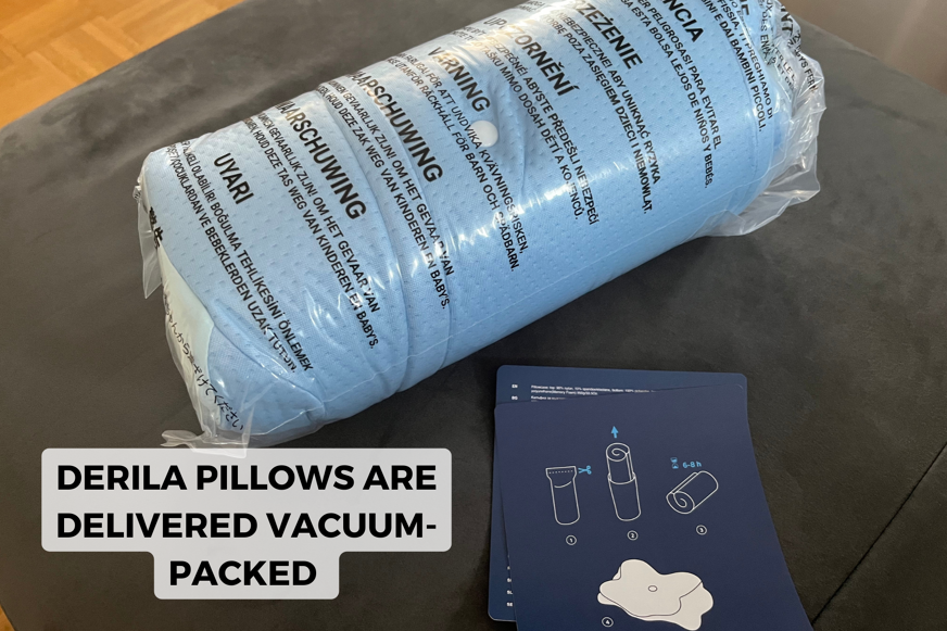 Derila Ergo pillow delivery packed